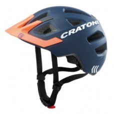 Helmet Cratoni Maxster Pro (Kid) - size XS/S (46-51cm) blue/orange matt
