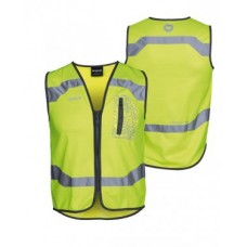Safety vest Wowow Drone - yellow with zip size M