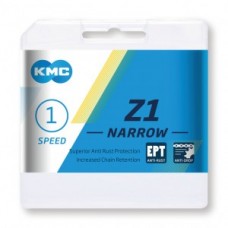 Chain KMC Z1 Narrow EPT for hub gear - 1/2 x 3/32" 112 links 7.3mm. grey