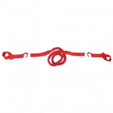 Trail rope M-Wave - red for sports and leisure