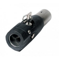 DrawbarPlug Weber with Lock - for Steel-Drawbar Monz 25 4 mm