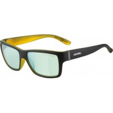 Sunglasses Alpina Kacey - black matt-neon  lenses gold mirror