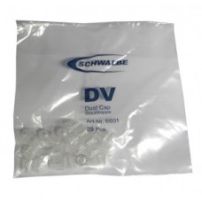 Dust cap Schwalbe DV bag/25pcs. - plastic 6601 transparent