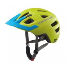 Helmet Cratoni Maxster Pro (Kid) - size S/M (51-56cm) lime/blue matt