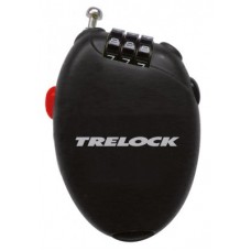 Combination cable lockTrelock75cm,Ø1.6mm - RK 75 Pocket remov. blk. w/o mount