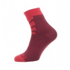 Socks SealSkinz Warm Weather Ankle - size XL (47-49) red waterproof