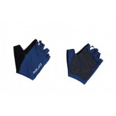 XLC short finger gloves - blue size L
