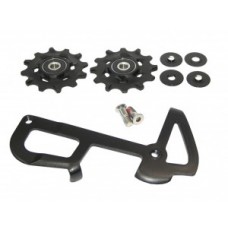Cage and pulley kit long - f.GX1x11/Force1/Rival1 type2.1 rear der.