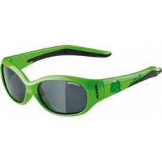 Sunglassses Alpina Flexxy Kids - frame green dinosaur glass black mirr.S3