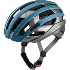 Helmet Alpina Campiglio - blue/titanium size 55-59cm