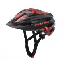 Helmet Cratoni Pacer (MTB) - size XS/S (49-55cm) black/red matt
