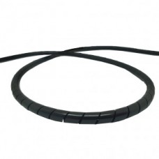 Spiral wrap - for ID 4.8mm OD 6mm 20m black