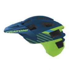 Helmet Cratoni AllSet Pro Jr. - size uni (52-57cm) blue/green matt
