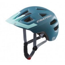 Helmet Cratoni Maxster Pro (Kid) - size S/M (51-56cm) steel/blue matt