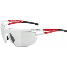 Sunglasses Alpina Eye-5 Shield VL+ - Fehér matt-piros-fekete, üvegblk fogvillás