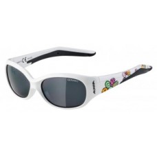 Sunglasses Alpina Flexxy Kids - frame white/flowers gloss glass bl. cat3