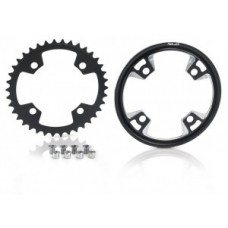 XLC chainring for Bosch Systems - black 46 teeth incl. Cover