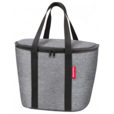 Thermo bag KLICKfix f. handlebar basket - twist silver 34 x 26 x 25cm