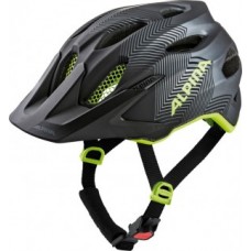 Helmet Alpina Carapax JR - black/neon/yellow size 51-56cm