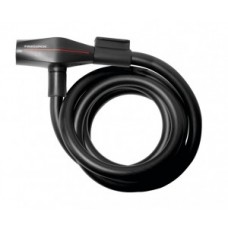 Spiral cable lock Trelock 180cm Ø 15 mm - SK 415/180 black w. mount ZK 234