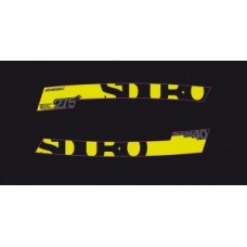Yamaha rims decor 27,5" - yellow/grey/black