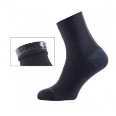 Socks  SealSkinz Road Ankle Hydrostop - SizeL (43-46) fekete / szürke vízálló