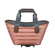 Racktime syst.shopping bag Agnetha 2.0 - rose gold incl. Snapit adapter 2.0
