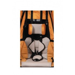 Textile seat with harness - 20" MonoS marigold/anthrazit