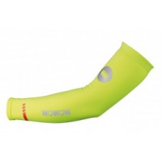 Arm warmers reflective Wowow Artic - yellow size M