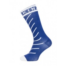 Socks SealSkinz S.Thin Pro Mid Hydrost. - size L (43-46) blue/white waterproof