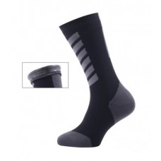 Socks  SealSkinz MTB Mid with Hydrostop - S méret (36-38) fekete / szürke vízálló