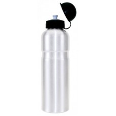Water bottle alu 0,75 Ltr. - fehér sapkával