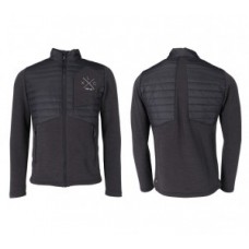 XLC casual hybrid Merino fleece jacket - size XL black