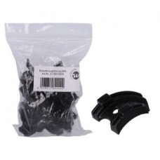 Bowden cable guide 842/02 black - f. 2 s. on bott.brack. 25pcs.in poly bag