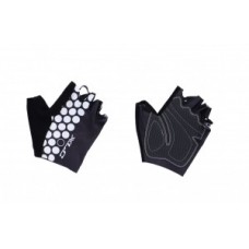 XLC short finger gloves - black/white size XS