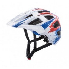 Helmet Cratoni AllSet (MTB) - size S/M (54-58cm) white/blue matt