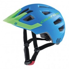 Helmet Cratoni Maxster Pro (Kid) - size S/M (51-56cm) blue/green matt