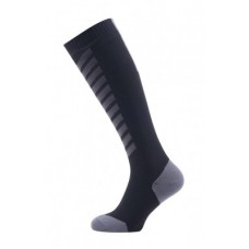 Socks  SealSkinz MTB Mid Knee - Méret M (39-42) fekete / szürke vízálló