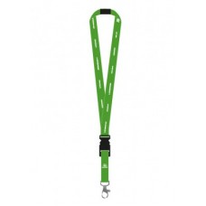 Lanyard Accell Group - green 1 pack/10 pcs. 100% polyester