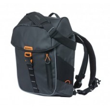 Cycle backpack Basil Miles Tarpaulin - black/orange 31x17x44cm