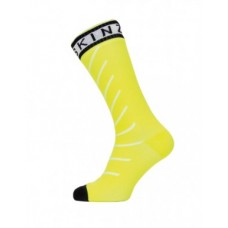 Socks SealSkinz Warm Weather mid length - size M(39-42)hydrostop neon yellow/black