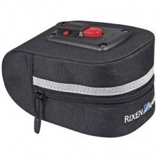 Saddle bag KLICKfix Micro 100 - fekete, 10x7x15cm, incl. adapter 0294S