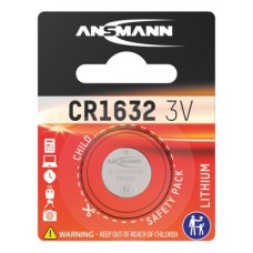 Battery button cell CR1632 Ansmann - lithium 3V 120mAh