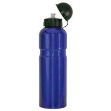 Water bottle alu 0,75Ltr. - kék sapkával