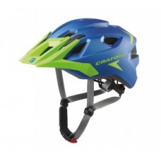 Helmet Cratoni AllRide (MTB) - size Uni (53-59cm) blue/lime matt