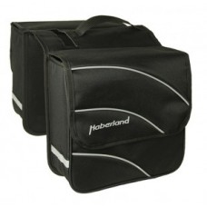 Double bag Haberland Kim M 24" - fekete, 28x28x11cm, 18 literes