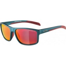 Sunglasses Alpina Nacan I - frame indigo matt cherry lenses red mirr