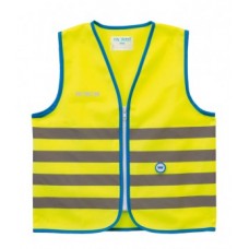 Safety vest Wowow Fun Jacket - for kids yellow w/ refl.stripes size M