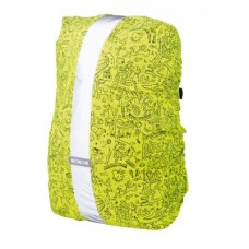 Backpack cover Wowow Rebel Colors - yellow Graffiti print 25l