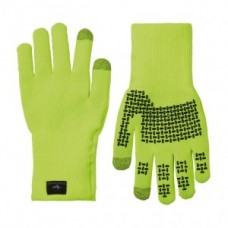 Gloves SealSkinz Anmer - neon yellow size M
